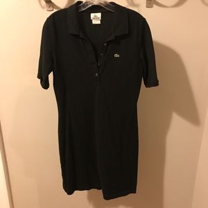Lacoste Black T-Shirt Dress